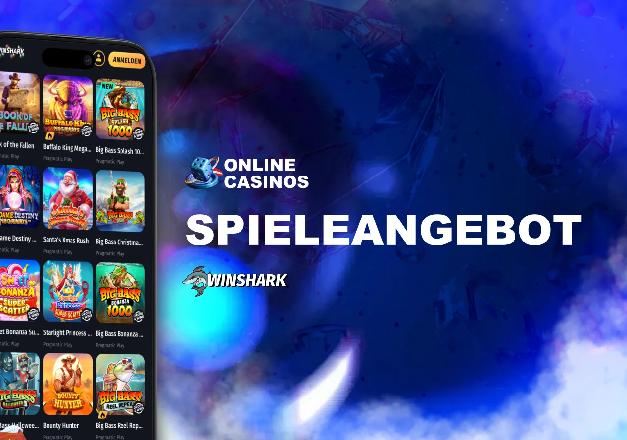 Große Auswahl an Slots, Tischspielen und Live-Casino-Inhalten für Spieler